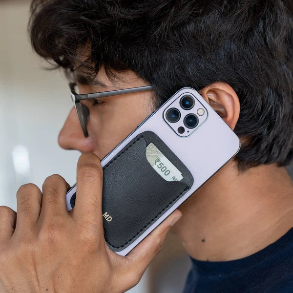 Chipku Card and Money Holder for Mobile Black