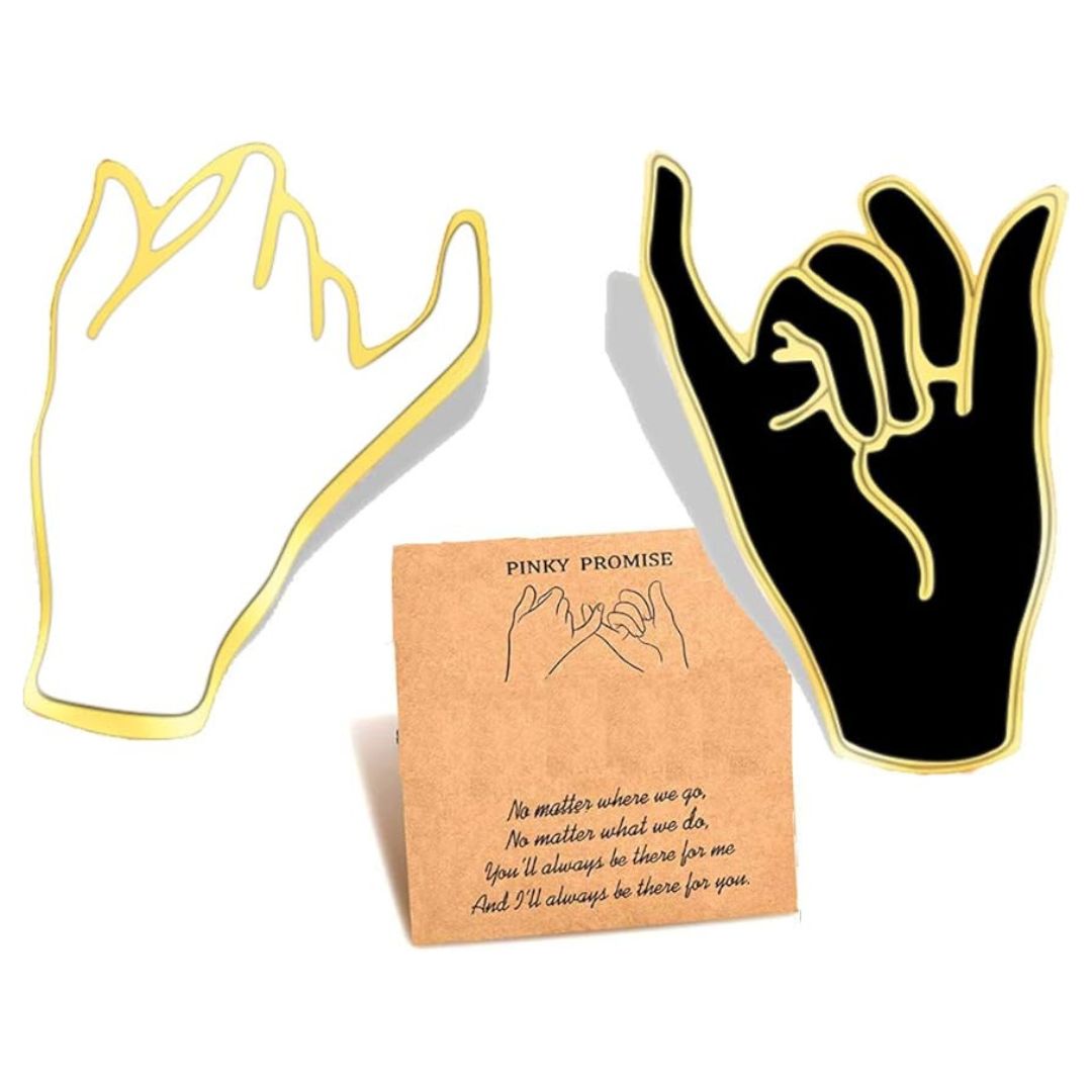 Promise Enamel Pin for Couple | Valentine & Promise Day Gift | Moskai Love Collection