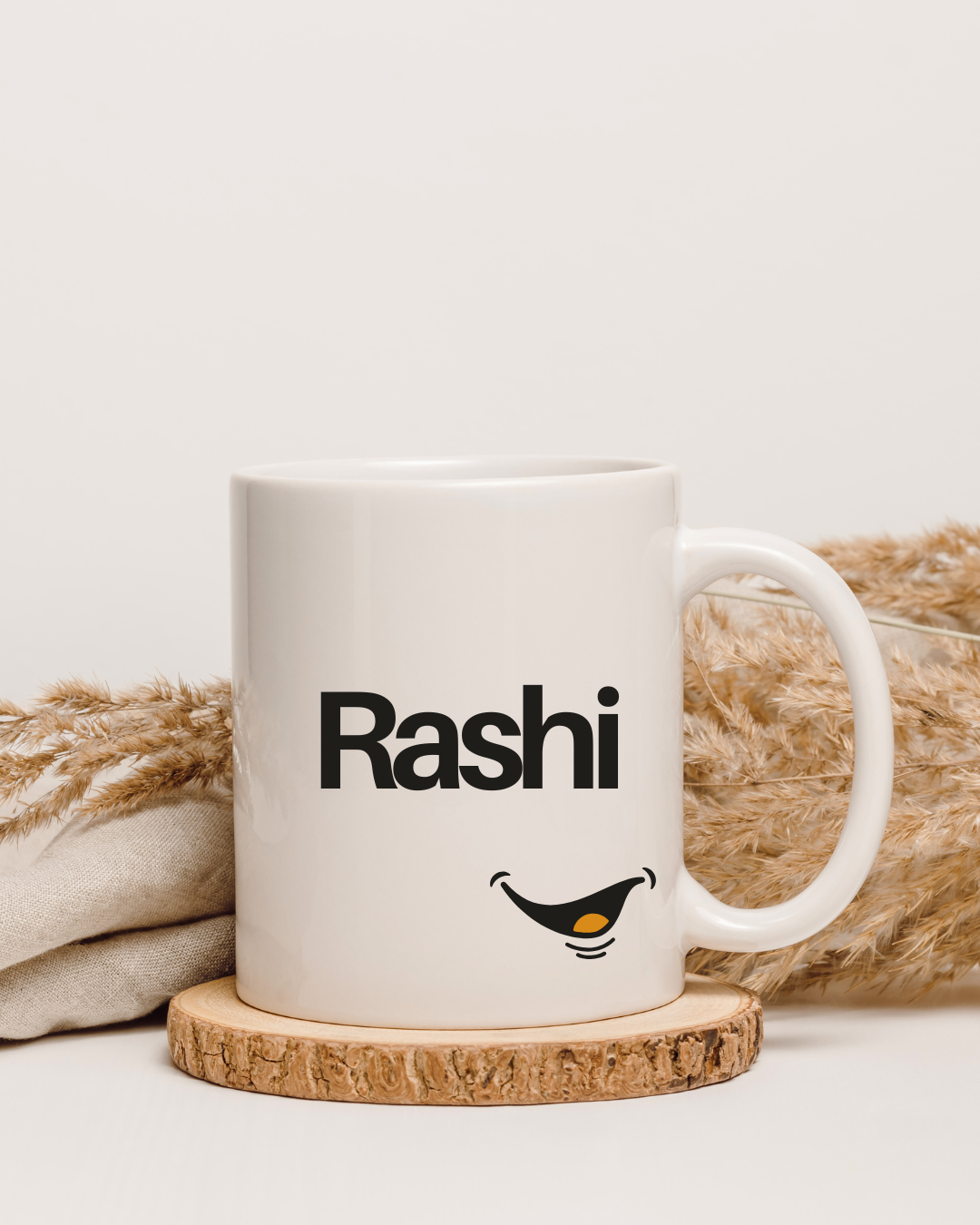 Moskai Sip & Smile Personalised Coffee Mug | White 11oz