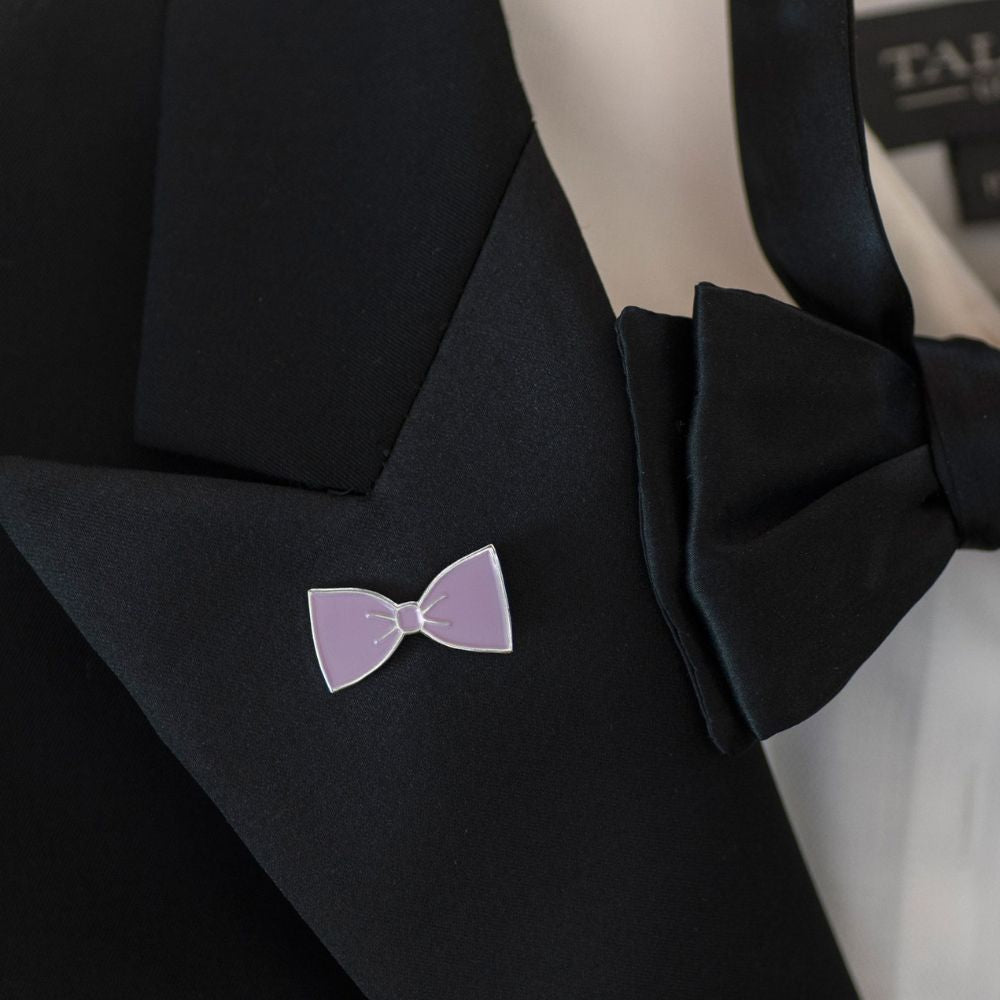 Moskai Bow Tie Enamel Pin – Stylish Tuxedo Style Lapel Pin for Men & Women