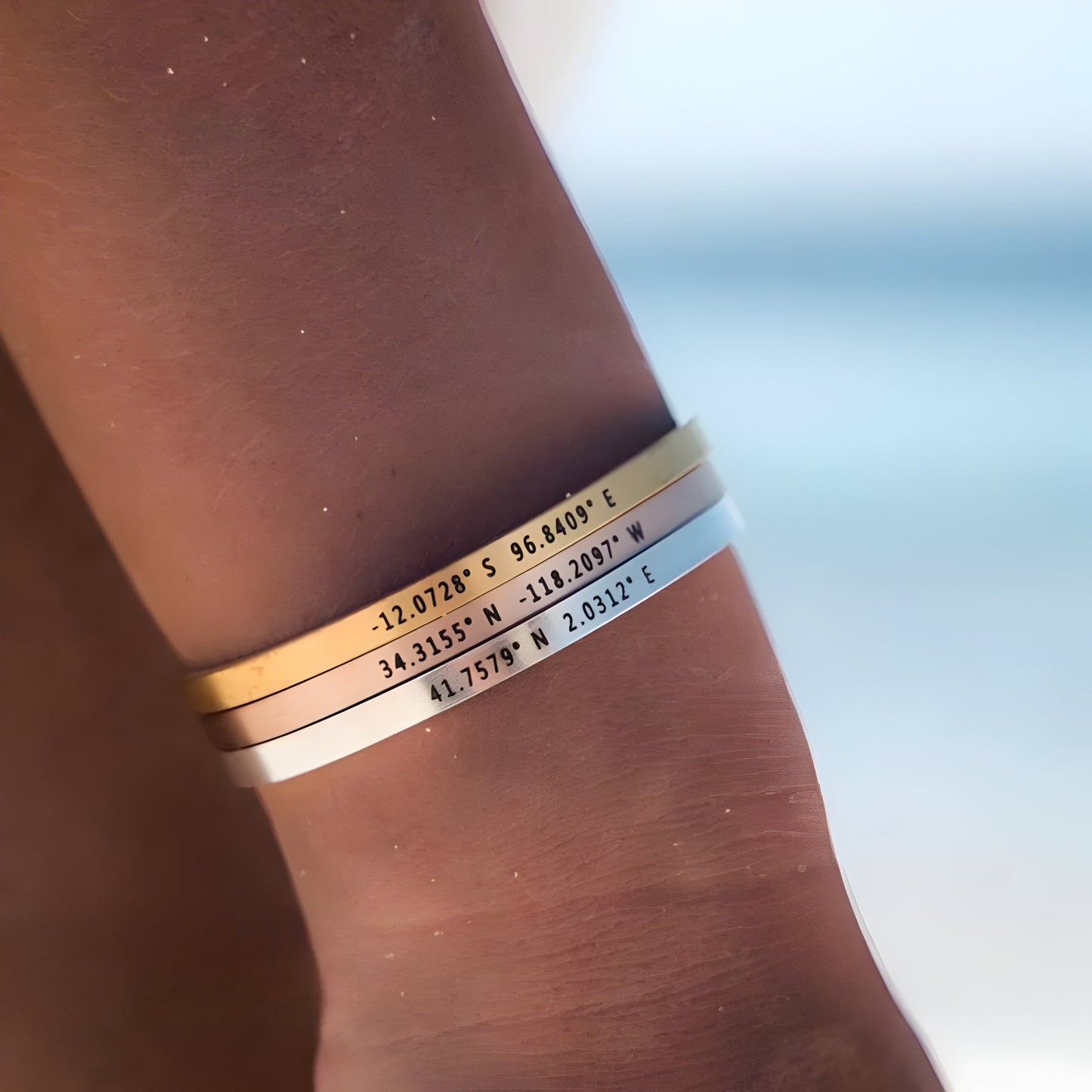 22k Plated Engraved Cuff Bracelet