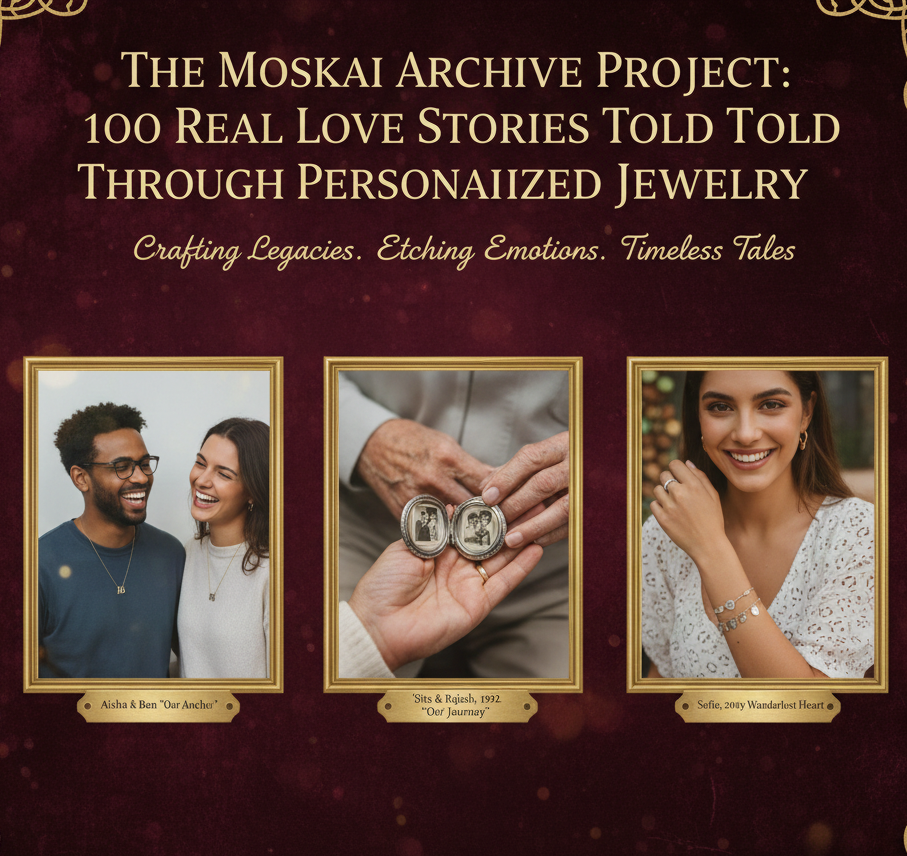 The Moskai Archive Project: 100 Real Love Stories Told Through Personalized Jewelry