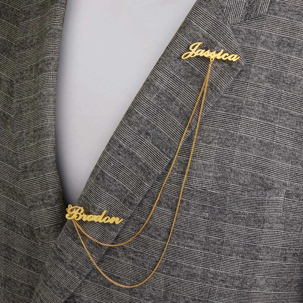 Personalised Brooches for Men & Women