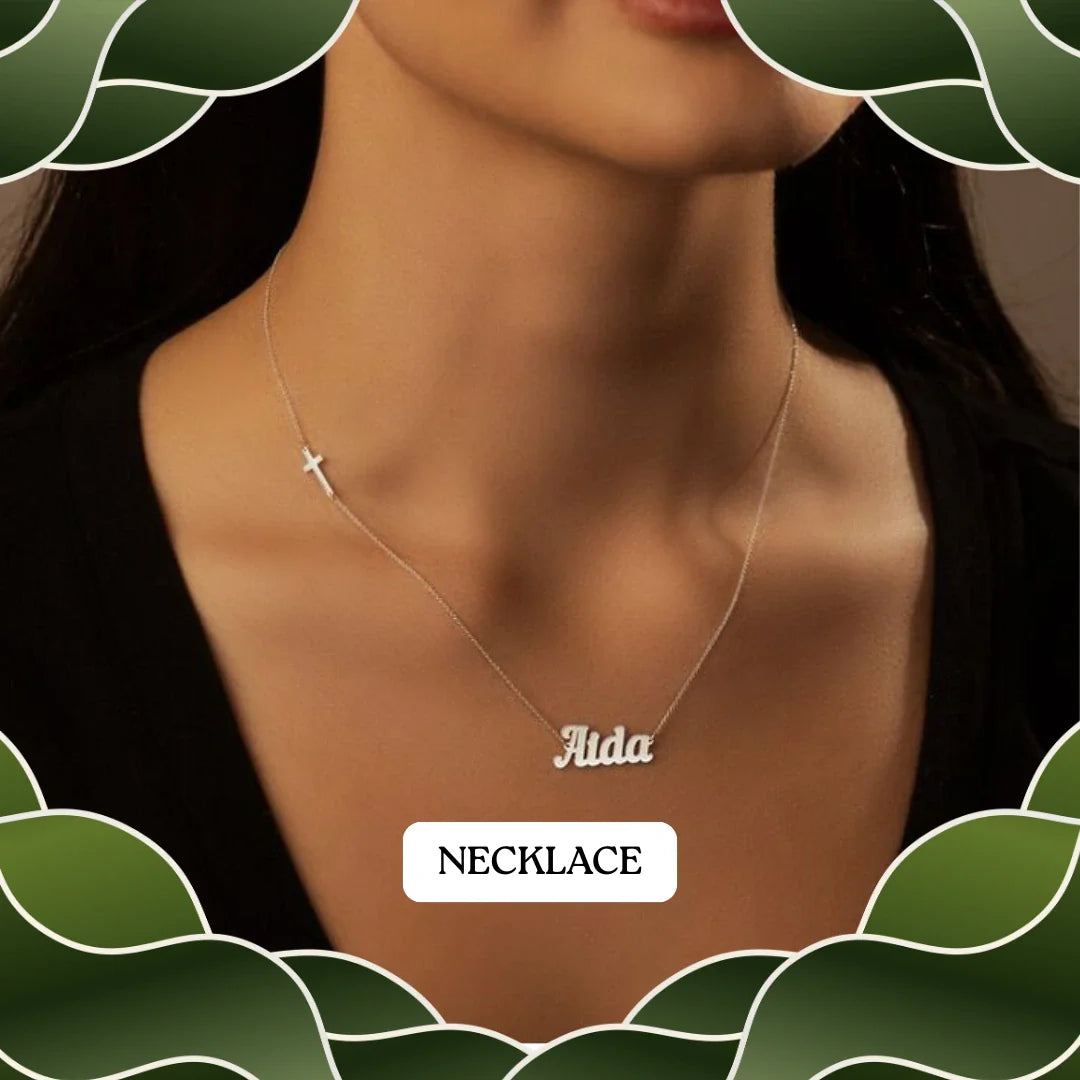 personalised initial name necklace, customized name necklace, custom name necklace, name necklace with pendant, personalized necklace with name, custom name jewelry necklace, monogram necklace with initials