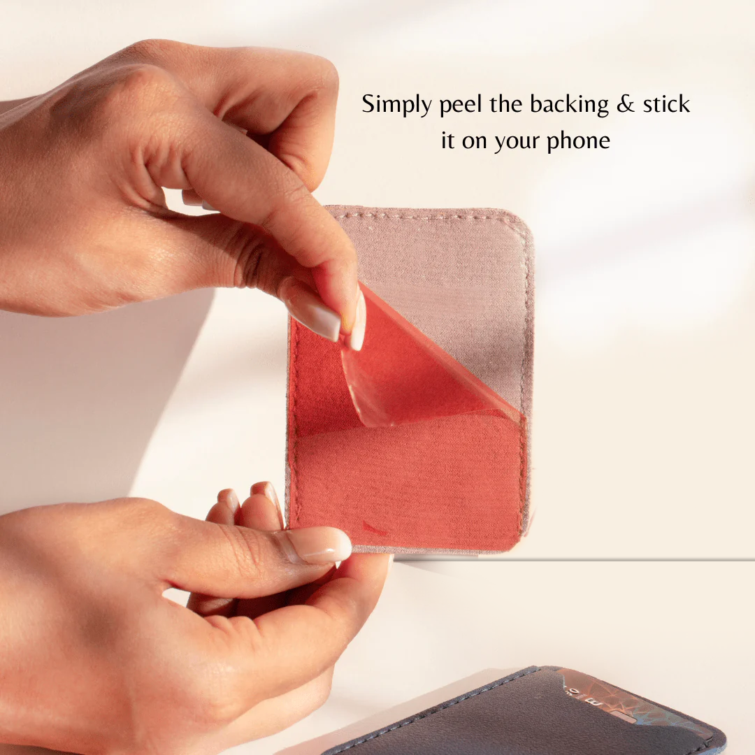 Tan Chipku Card and Money Holder For Mobile