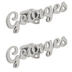 Personalized Name Cufflinks for Men - Custom Brass Shirt Cufflinks for Wedding & Business