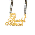 Personalized Couple Name Mangalsutra with Crown Design for Wedding & Anniversary Gift for Her