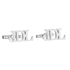 Personalized 3-Initial Monogram Cufflinks for Men – Custom Letter Cufflinks for Wedding & Groom Accessories