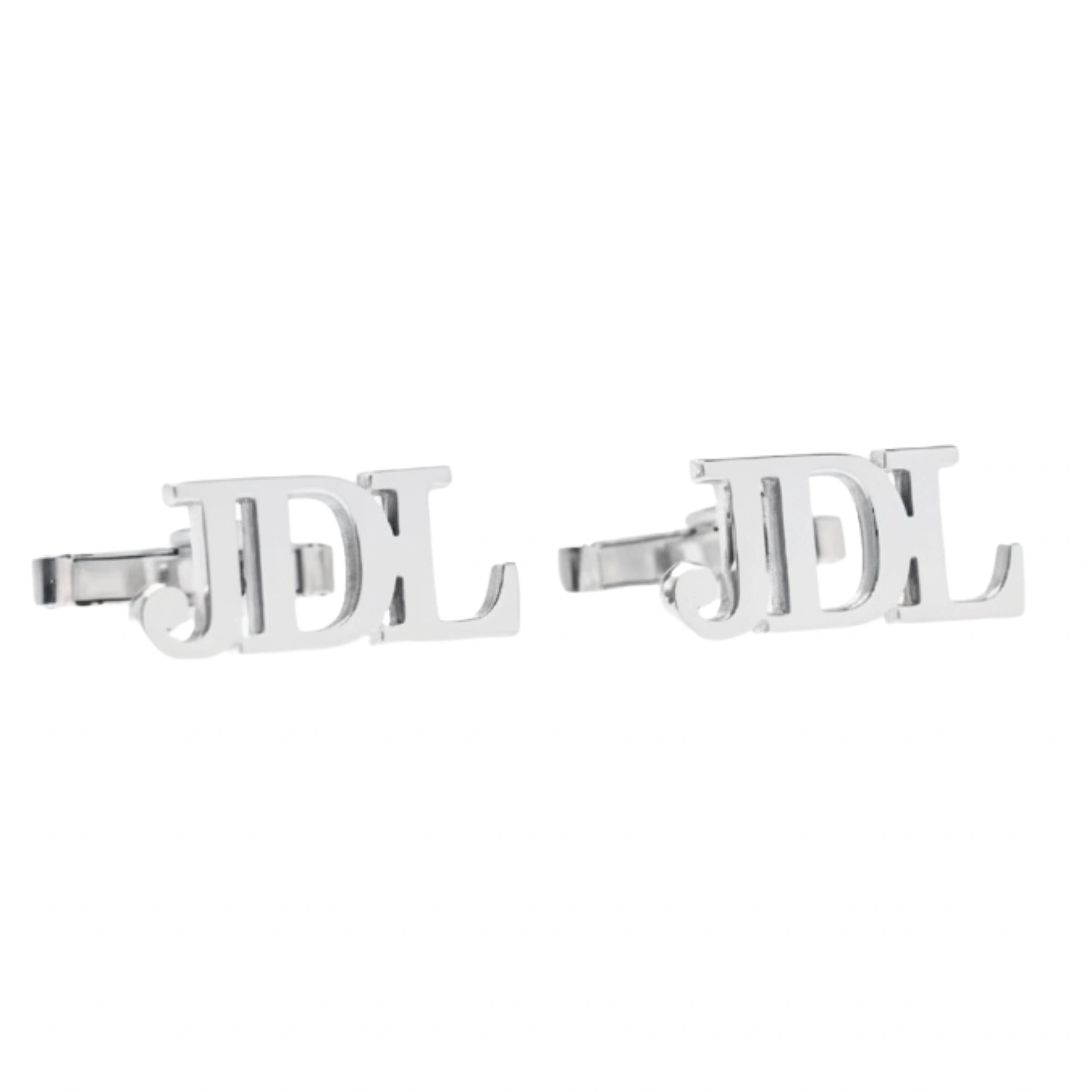 Personalized 3-Initial Monogram Cufflinks for Men – Custom Letter Cufflinks for Wedding & Groom Accessories