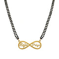 Personalized Infinity Double Name Mangalsutra for Women- Unique Anniversary & Wedding Gift for Her