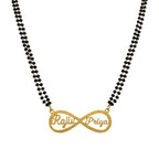 Personalized Infinity Double Name Mangalsutra for Women- Unique Anniversary & Wedding Gift for Her