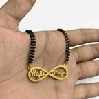 Personalized Infinity Double Name Mangalsutra for Women- Unique Anniversary & Wedding Gift for Her
