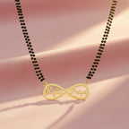 Personalized Infinity Double Name Mangalsutra for Women- Unique Anniversary & Wedding Gift for Her