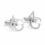 Custom Name & Initial Cufflinks – Personalized Handcrafted Monogram Jewelry for Men
