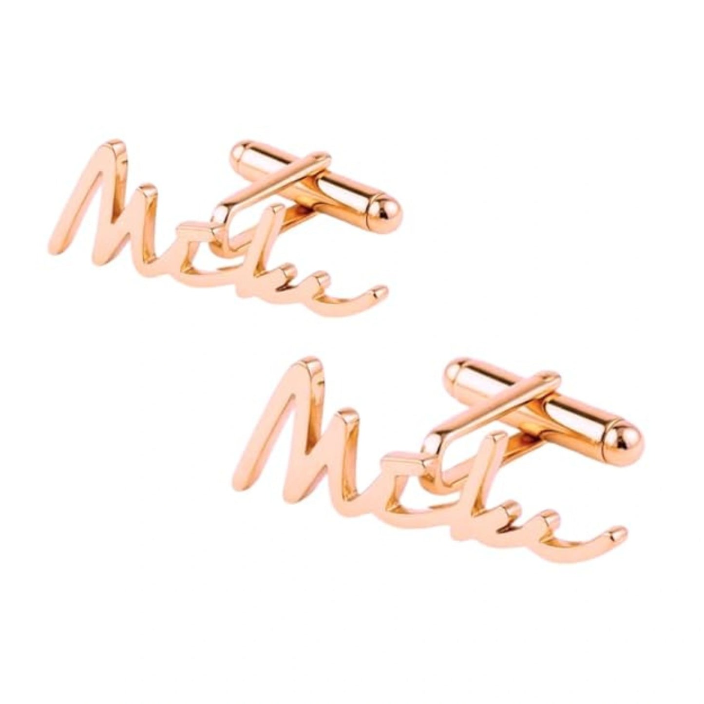 Custom Full Name Cufflinks for Men Personalized Wedding Groom Formal Accessory