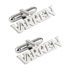 Personalized Full Name Cufflinks for Men – Handcrafted Brass Monogram Jewelry – Luxury Gift for Groom & Weddings