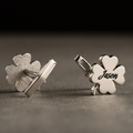  Four-Leaf Clover Initial Cufflinks