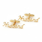Custom Script Name Cufflinks for Men – Personalized Handcrafted Initial Monogram Jewelry Wedding & Groom Accessories