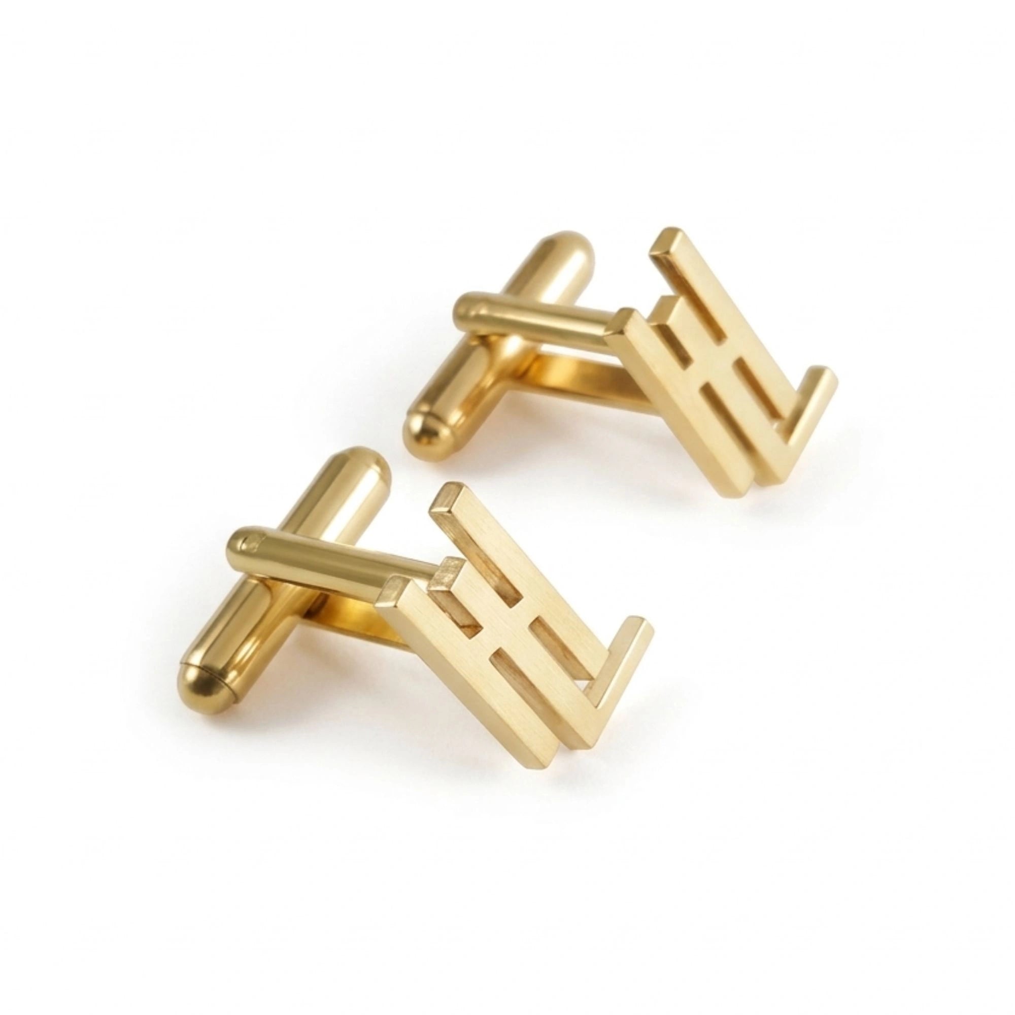 Personalized Initial Name Cufflinks for Men – Custom Handcrafted Monogram Jewelry for Grooms, Weddings & Formal Wear