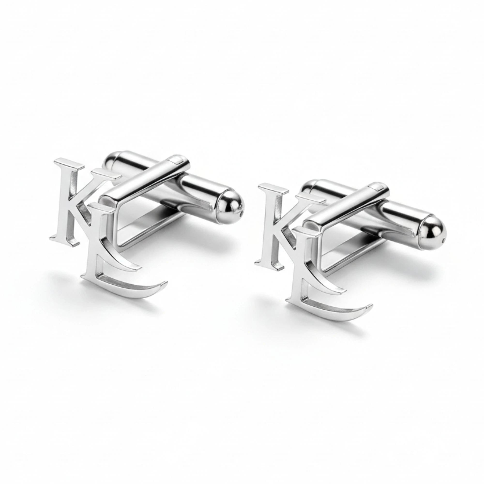 Custom Initial & Monogram Name Cufflinks for Men – Personalized Alphabet Letter Jewelry  Brass Accessories for Grooms & Gifting