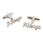 Handcrafted Name Cufflinks – Personalized Monogram Jewelry for Men Grooms, Weddings & Formal Wear