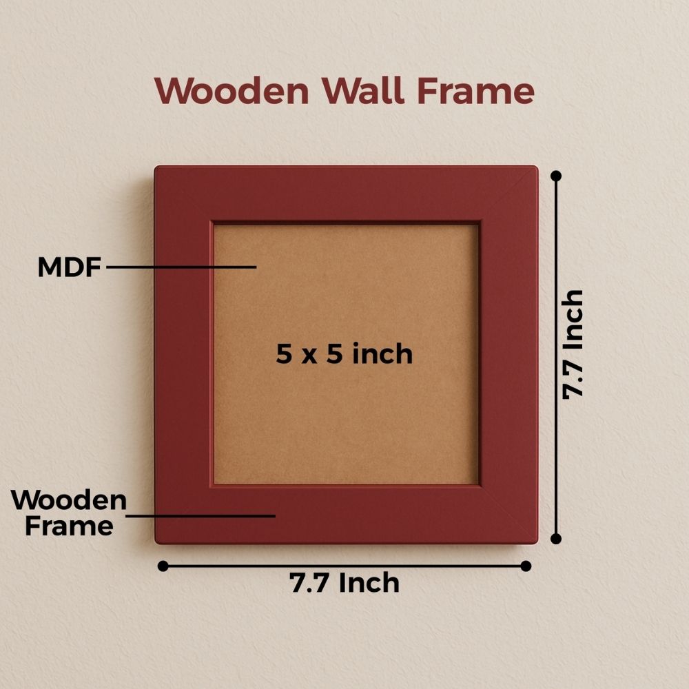 Valentine’s Day Personalised Red Photo Frame