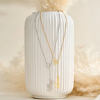 Personalized Heart Initial Y-Necklace - Custom Lariat Drop Alphabet Pendant for Women