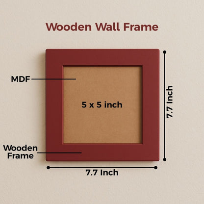 Personalised Red Photo Frame | Custom Photo Gift