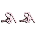 Personalised Initial Cufflinks for Men – Custom Alphabet Name Cuff Links – Premium Gold Monogram Formal Shirt Accessory for Wedding Groom & Corporate Wear