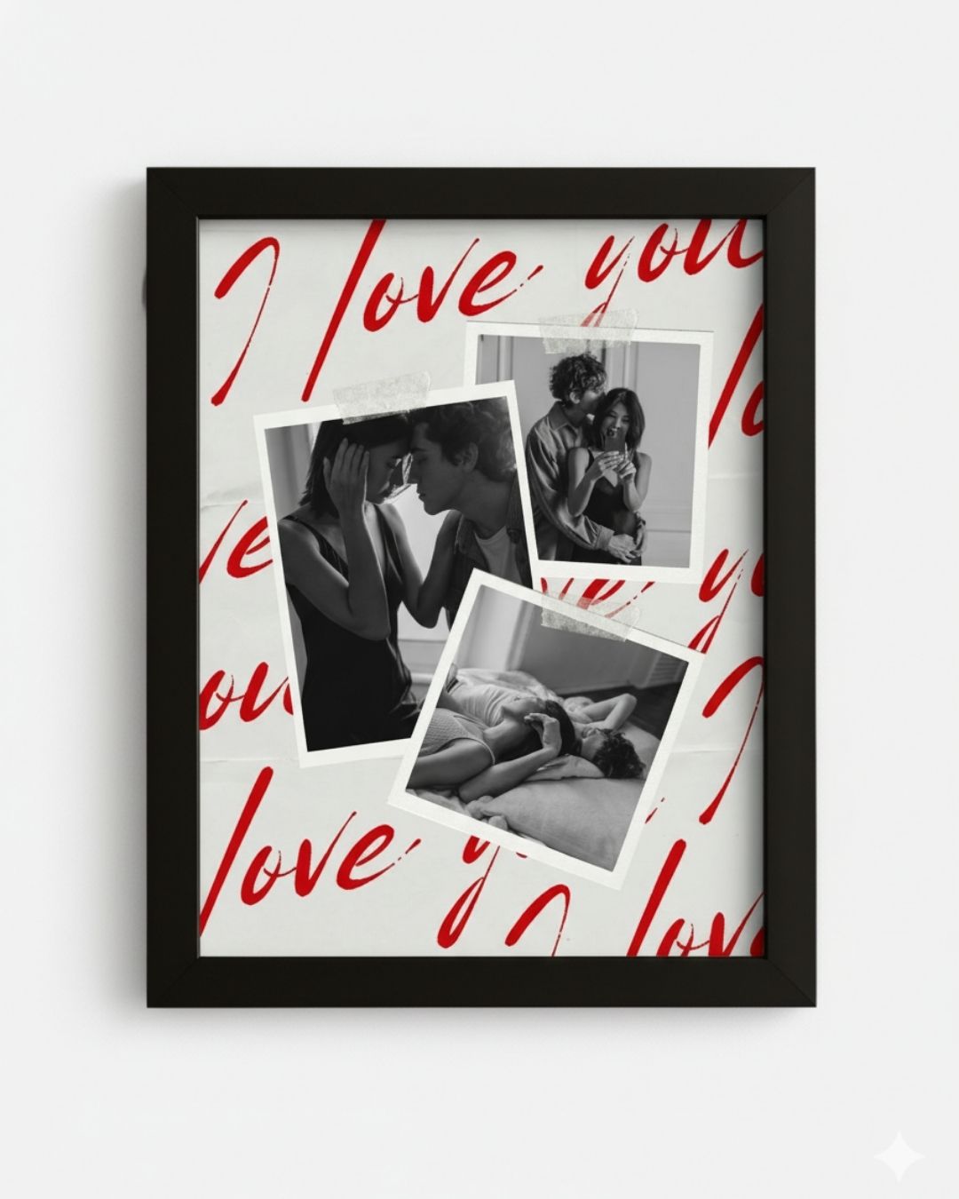 Couple in Love A3 Personalised Photo Frame