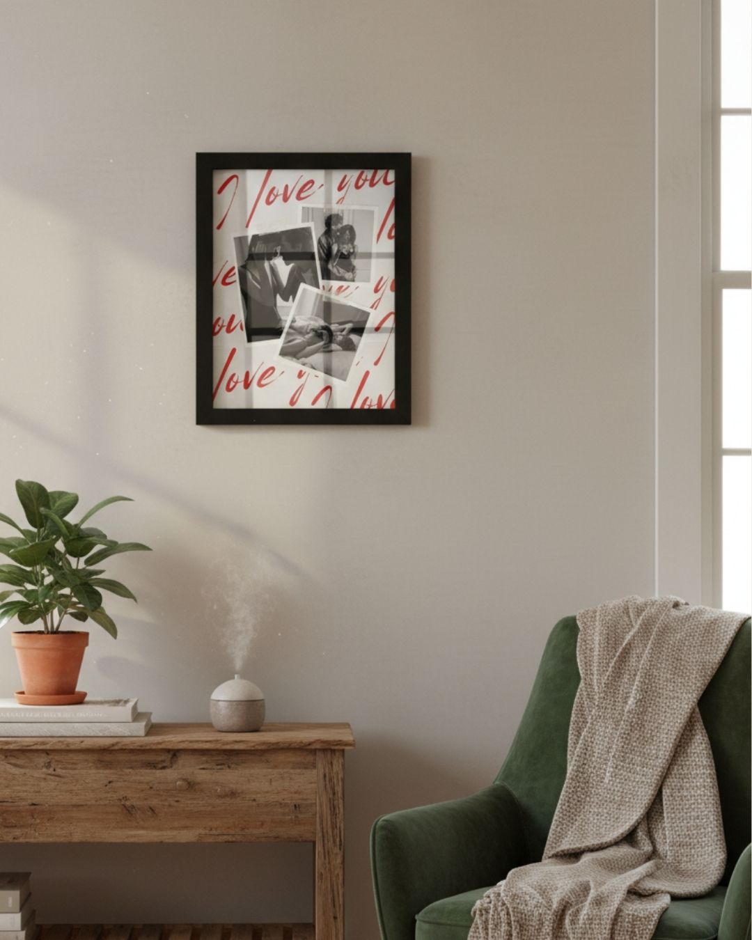 Couple in Love A3 Personalised Photo Frame