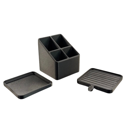 3D Printed Cutlery Holder with Water Drainage | Kitchen Organizer | Eco-Friendly 3-PLA Material