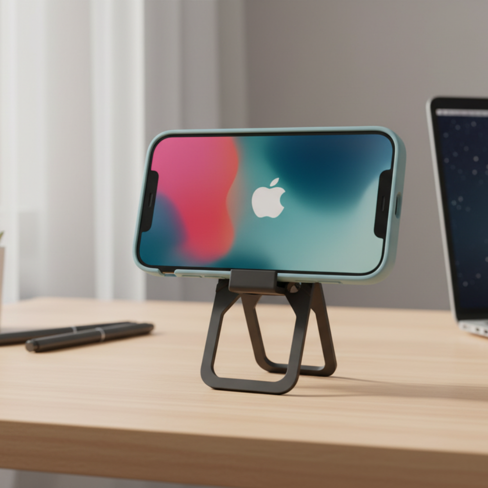 3D printed mobile stand keychain