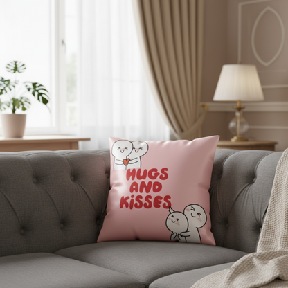 MOSKAI | Personalized Hugs & Kisses Photo Cushion
