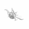 Custom Letter Initial Brooch Pin – Personalised Name Alphabet Lapel Pin for Men & Women – Premium Silver Finish Suit & Blazer Accessory