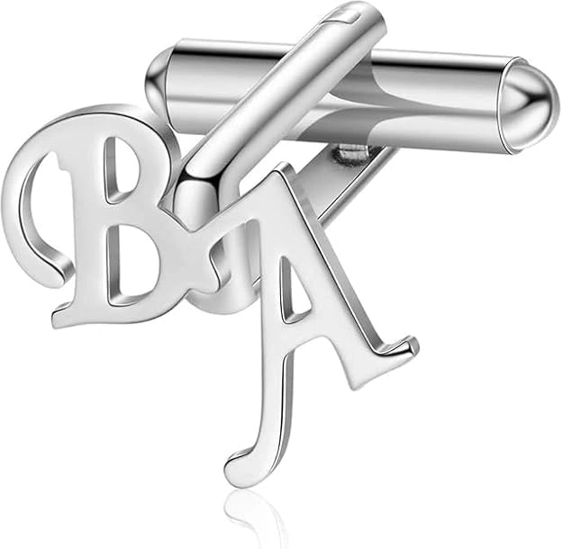 Personalized Initial Letter Cufflinks for Men: The Perfect Groom’s Gift