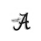 Personalised Single Enamel Initial Cufflink for Men – Custom Name Initial Cufflinks for Formal & Wedding Wear