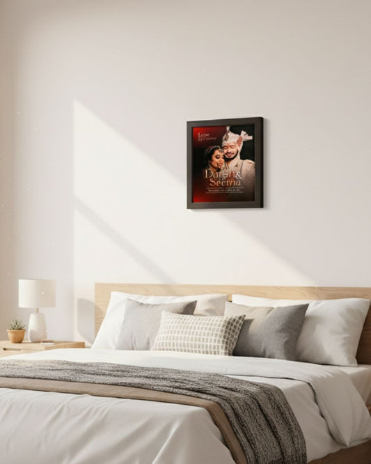 Portrait Wedding Couple A3 Photo Frame