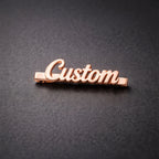 Personalized Name Tie Pin for Men with Engraved Initials | Stylish Formal Accessory