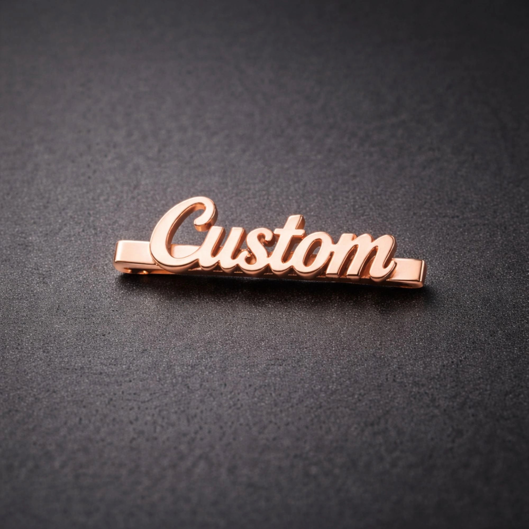 Personalized Name Tie Pin for Men with Engraved Initials | Stylish Formal Accessory