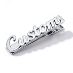 Personalised Name Tie Pin for Men Groom Wedding Tie Clip Gift