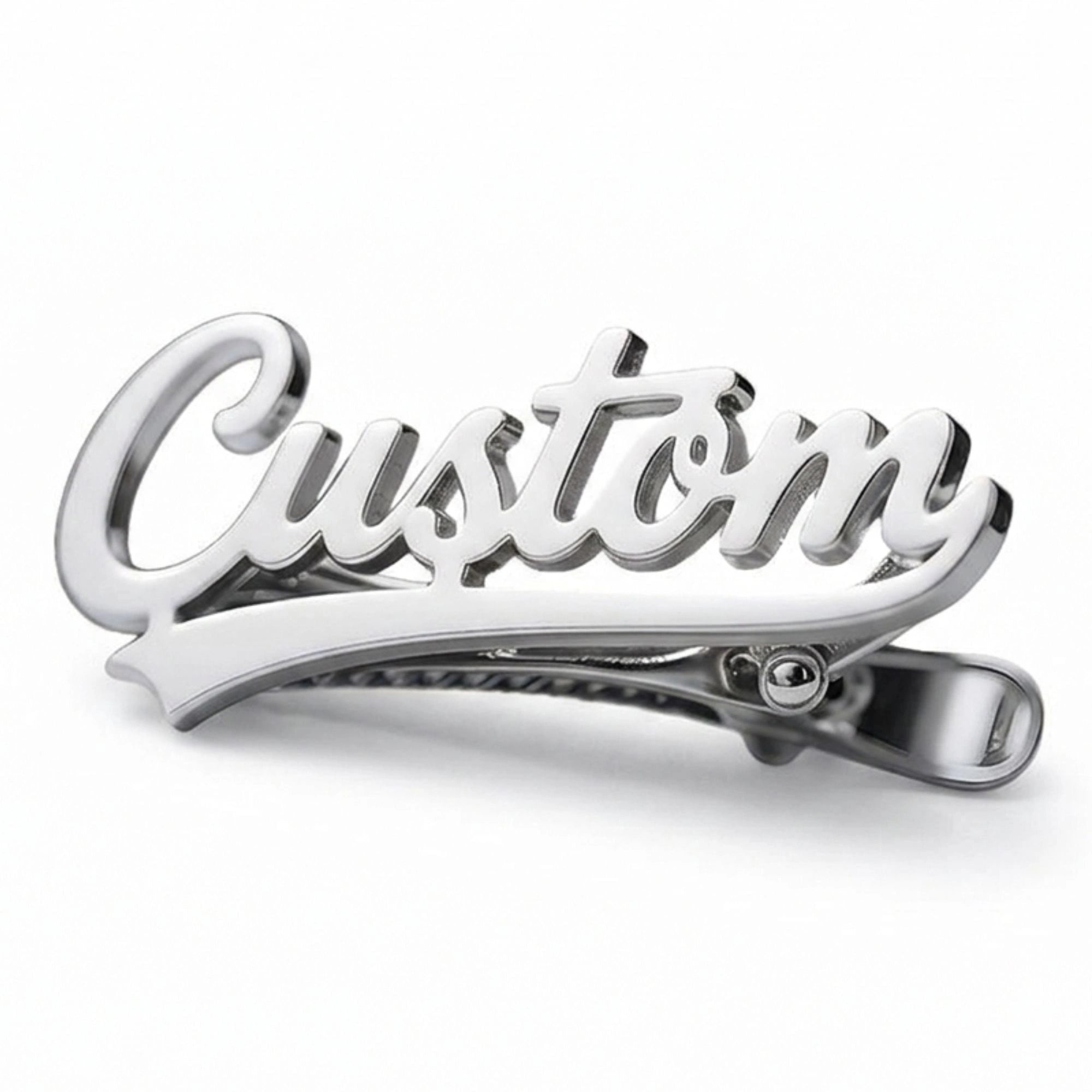 Customized Name Tie Pin for Men Brass Tie Clip For Professional Wedding & Corporate Gift Accessory