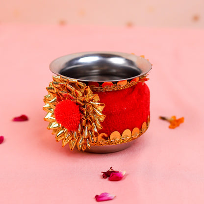 Personalised Karwa Chauth Thali Set | Photo Thali