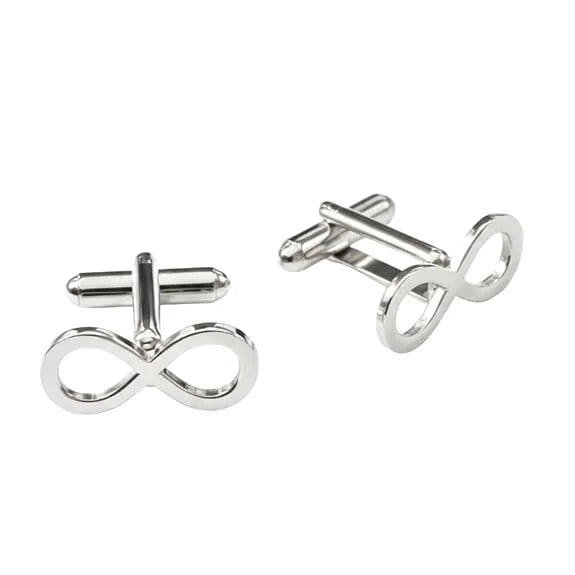 Infinity Cufflinks for Men |Infinity Symbol Cufflinks for Men | Stylish Designer Cuff Links for Shirt | Premium Men’s Cufflinks for Formal, Office & Wedding