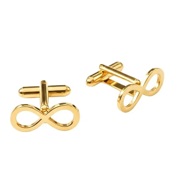 Infinity Cufflinks for Men |Infinity Symbol Cufflinks for Men | Stylish Designer Cuff Links for Shirt | Premium Men’s Cufflinks for Formal, Office & Wedding
