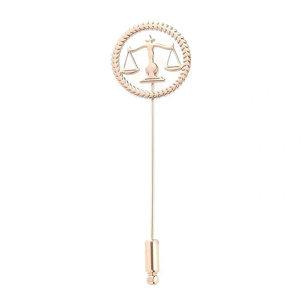 Scales of Justice Lapel Pin - Professional Lawyer & Advocate Symbol Brooch for Court, Suits & Blazers