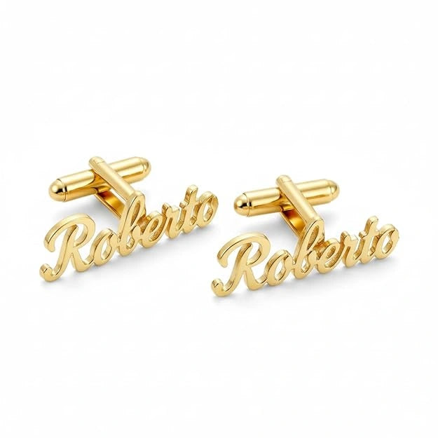 Personalized Full Name Cufflinks for Men Custom Name Cufflinks Formal Wedding Groom Gift Shirt Accessories