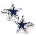 Blue Star Royal Design Cufflinks for Men | Elegant Enamel Finish | Luxury Plated Base Metal | Premium Formal Accessory | Wonderful for Weddings, Parties & Business Wear