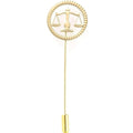 Scales of Justice Lapel Pin - Professional Lawyer & Advocate Symbol Brooch for Court, Suits & Blazers