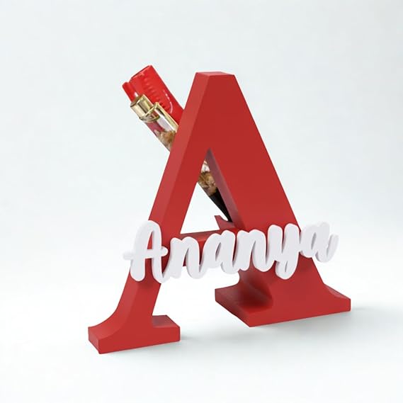 Moskai Name Customised 3D Pen Stand for Desk & Office Use